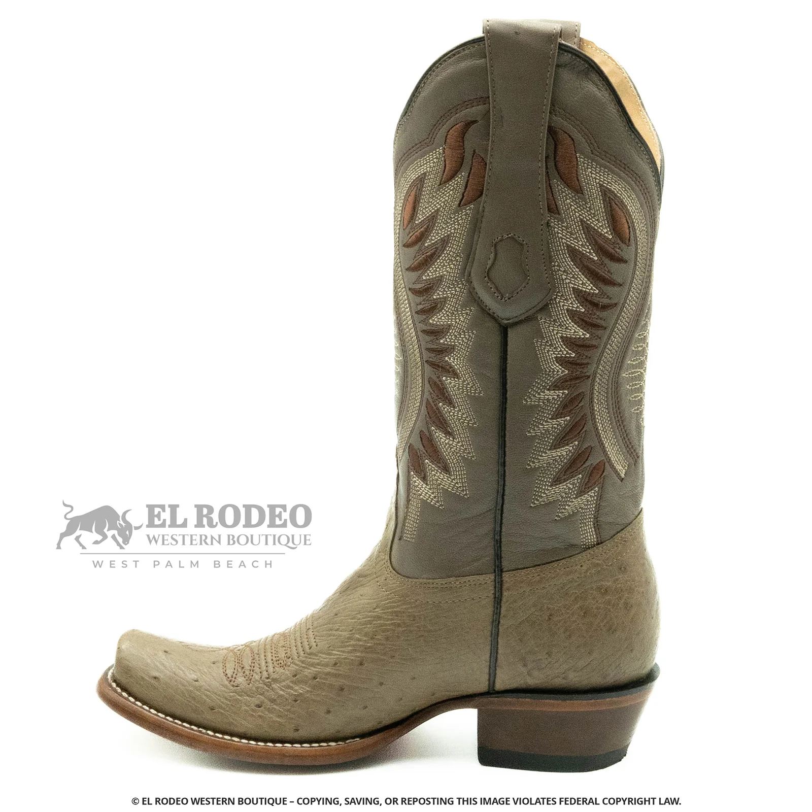 Women Los Altos Smooth Ostrich Boot H39N9765 - Image 4