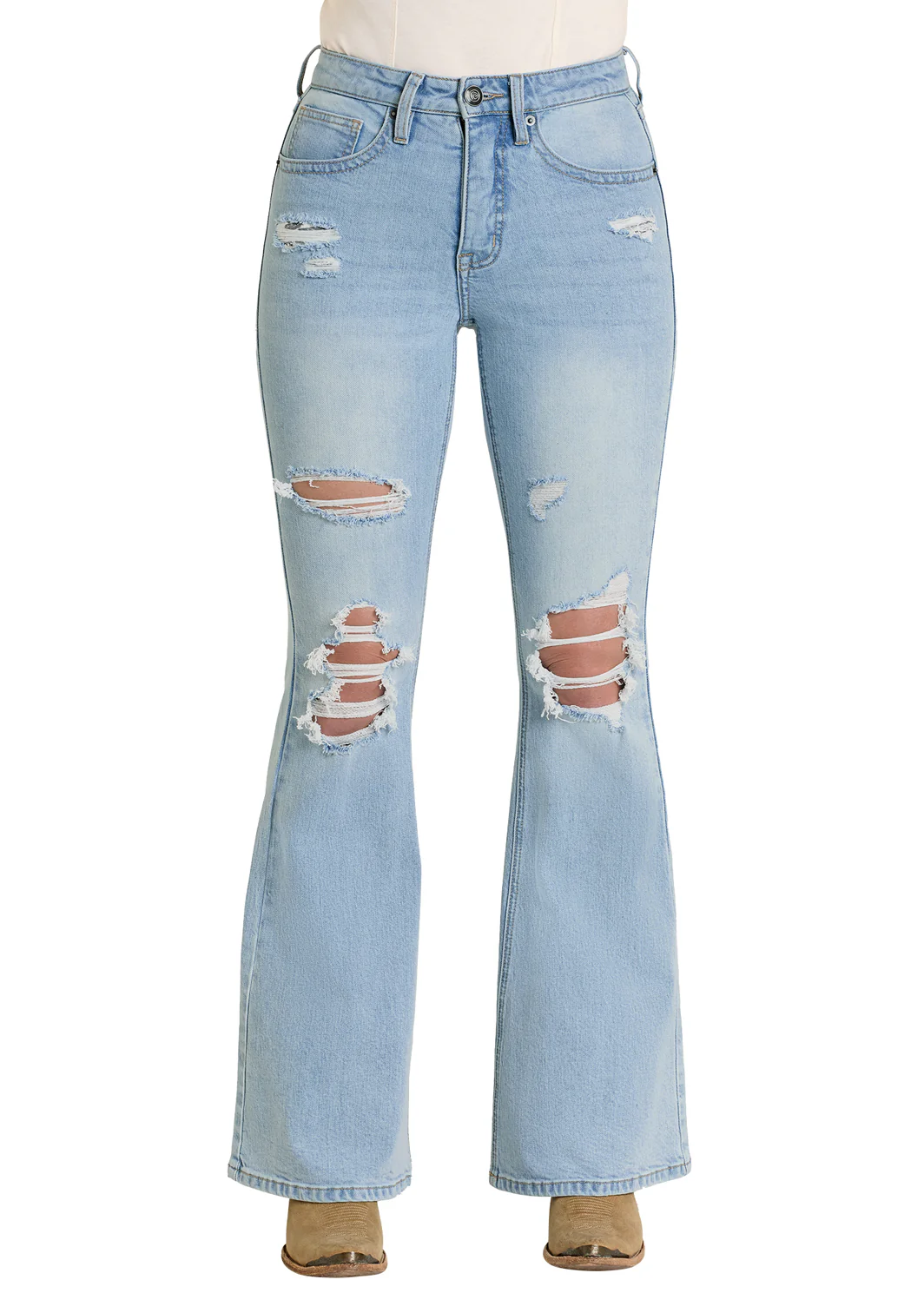 Women Rock&Roll Distressed Jean BW6HD08493 - Image 2