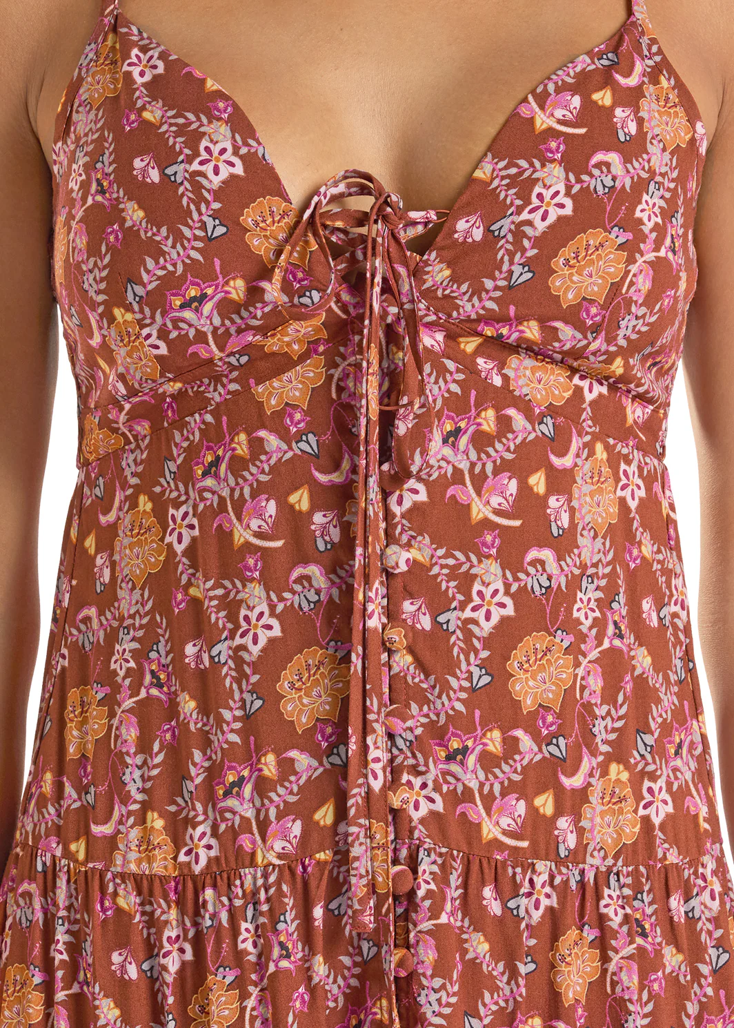 Women Rock&Roll Halter Maxi Dress BWD0R08800 - Image 2