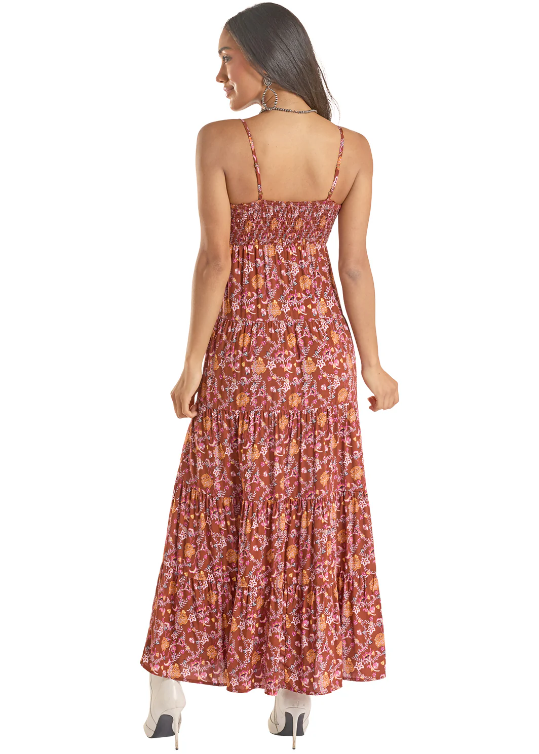 Women Rock&Roll Halter Maxi Dress BWD0R08800 - Image 3