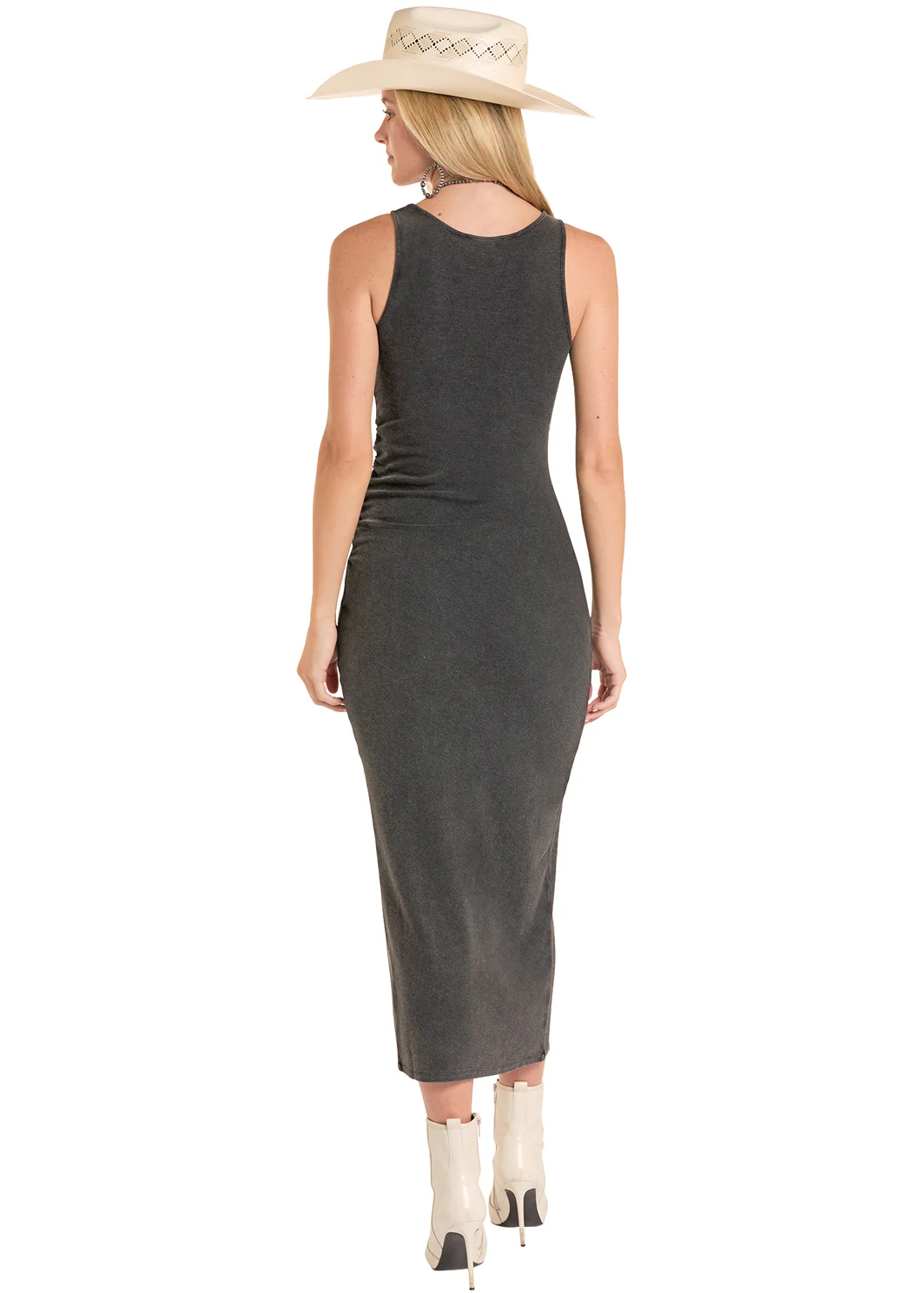 Women Rock&Roll Ruched Side Dress BWD0R08804 - Image 3