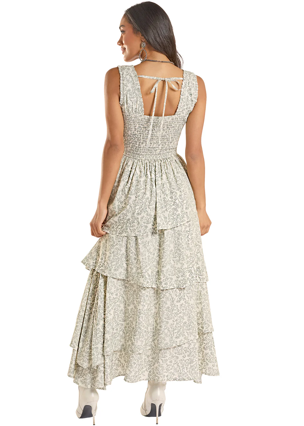 Women Rock&Roll Tiered Dress BWD0R08774 - Image 3