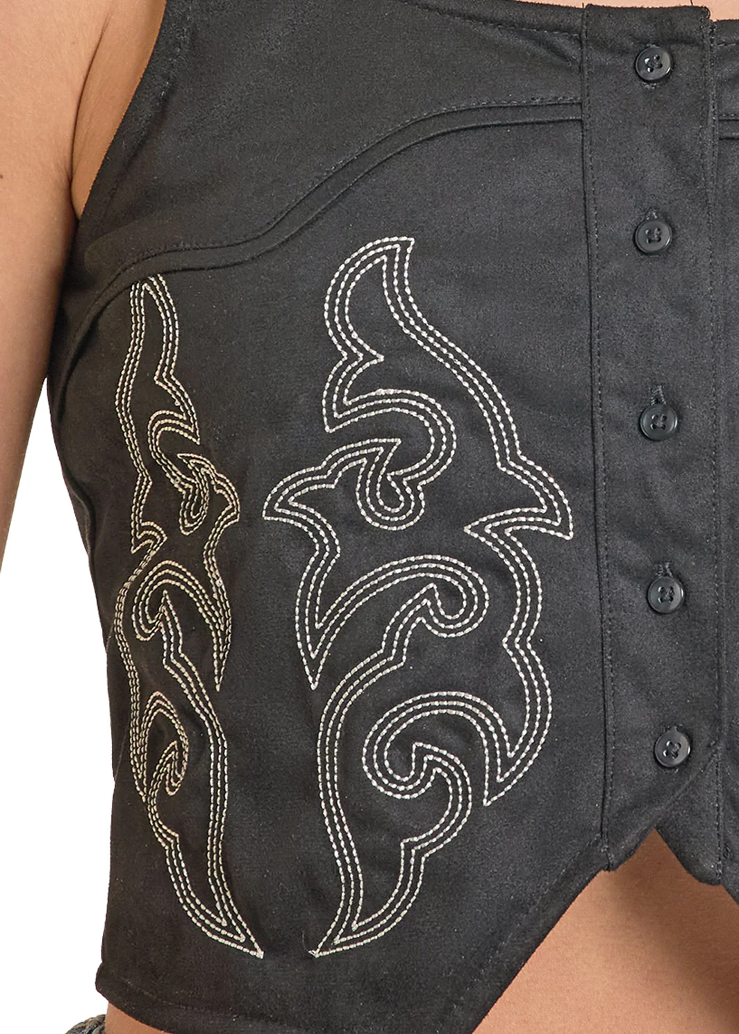 Women Rock&Roll Top Black BW50T08082 - Image 2