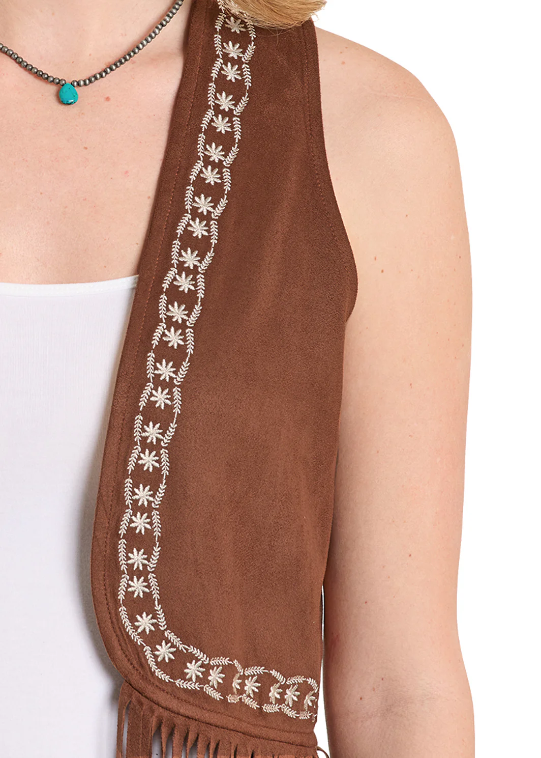 Women Rock&Roll Vest Brown BW98C08110 - Image 2
