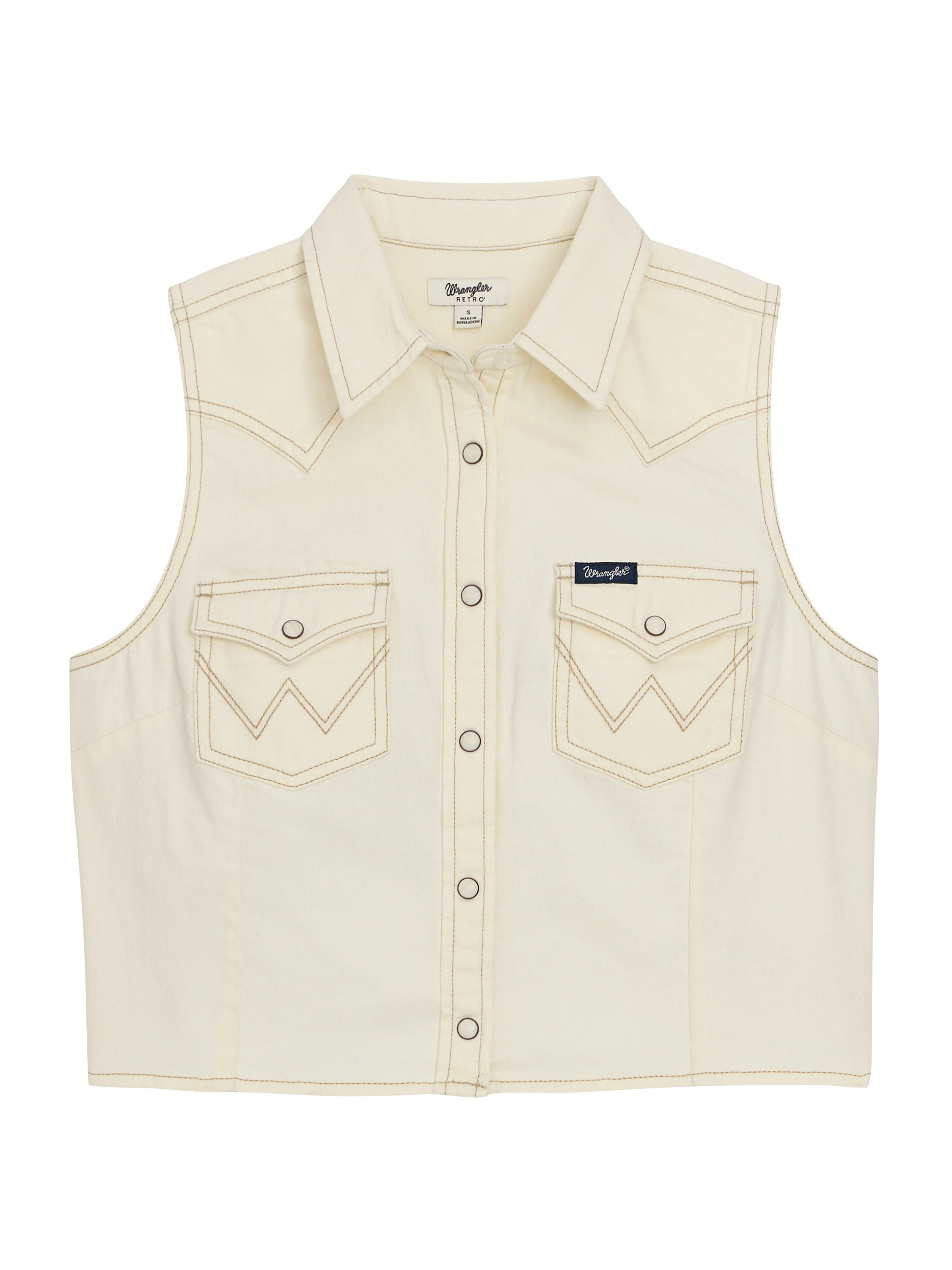 Women Wrangler SleeveLess Shirt 112379493 - Image 5