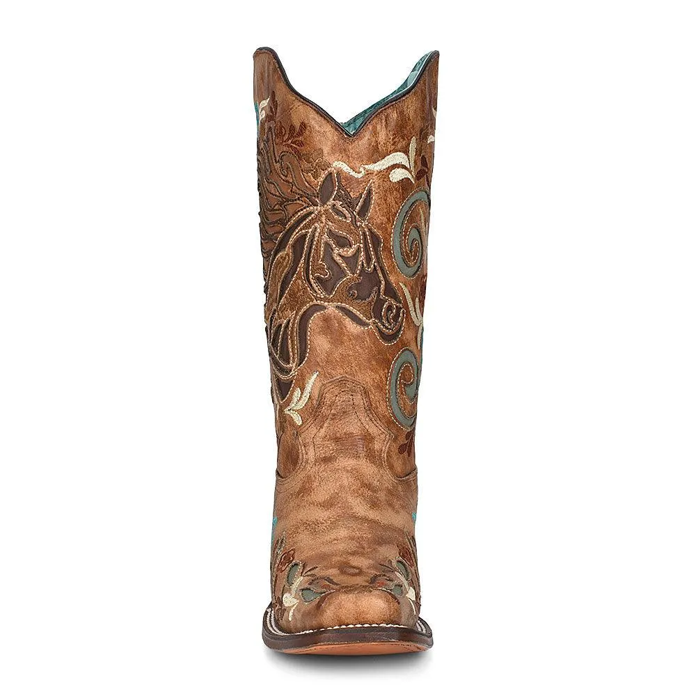 Women Corral Cowhide Boot A4266 - Image 3