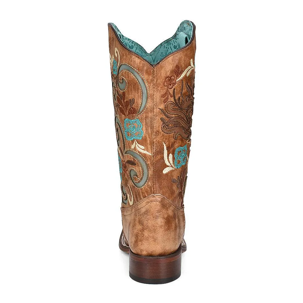 Women Corral Cowhide Boot A4266 - Image 4